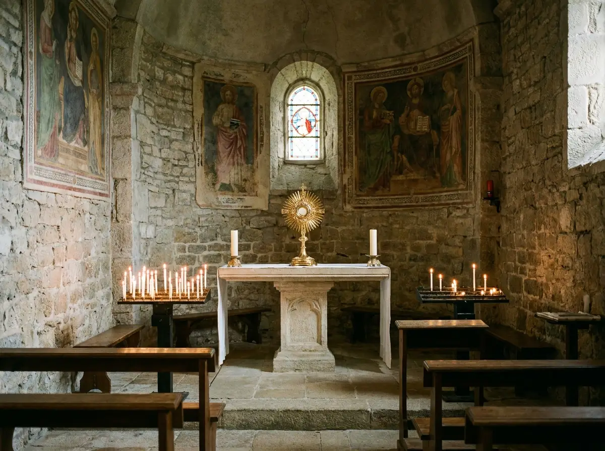 Une chapelle, lieu de prière quotidienne